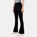 Wide leg pants, tight and nude, buttocks lifting workwear pants, flared pants, high waisted and slightly flared yoga pants