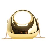 New high-end crescent moon bags, gold and silver ornaments, home decoration handbags, makeup banquet women's bags