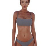 New Bikini Conservative Swimsuit Sexy Temptation Beach Clothing Three Point Split Swimsuit