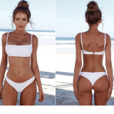 New Bikini Conservative Swimsuit Sexy Temptation Beach Clothing Three Point Split Swimsuit