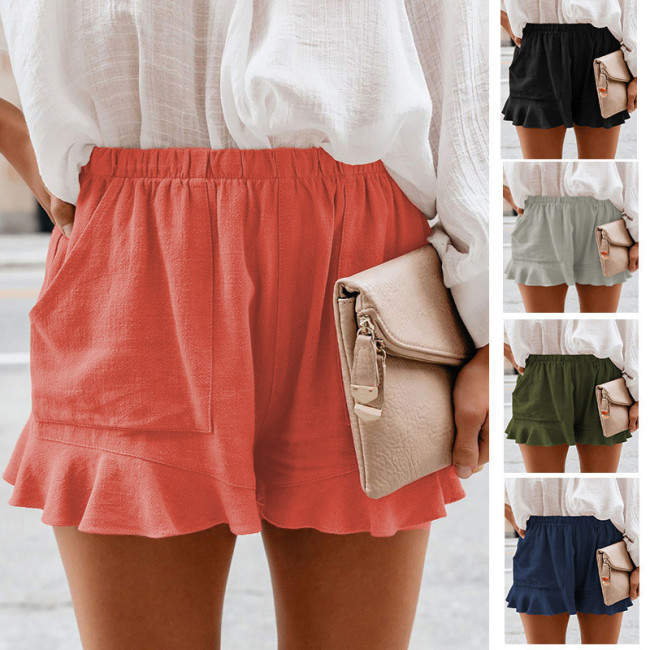Summer cotton casual shorts