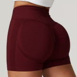 Peach lifting buttocks seamless tight yoga shorts for external wear, running, high waisted sports and fitness shorts