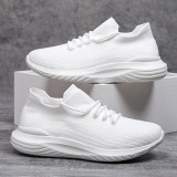 Cross border exclusive supply of AliExpress Amazon oversized sports shoes for women, breathable flying woven socks, one foot lazy shoes
