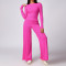Long sleeves+pants  Rose Pink