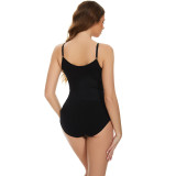 Hot selling seamless body shaping, belly tightening, buttocks lifting, oversized buttocks lifting, tight fitting crotch buckle elastic jumpsuit