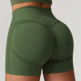 Peach lifting buttocks seamless tight yoga shorts for external wear, running, high waisted sports and fitness shorts
