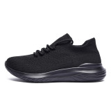 Cross border exclusive supply of AliExpress Amazon oversized sports shoes for women, breathable flying woven socks, one foot lazy shoes