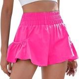 Summer hot selling women's fitness running quick drying women's high waisted shorts with pockets