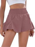Summer hot selling women's fitness running quick drying women's high waisted shorts with pockets