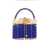 New Fashion, Light Luxury, Simple and Versatile Handmade Screw Pattern Women's Bag Chain Women's Bag Dinner Bag