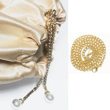 New Fashion, Light Luxury, Simple and Versatile Handmade Screw Pattern Women's Bag Chain Women's Bag Dinner Bag