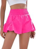 Summer hot selling women's fitness running quick drying women's high waisted shorts with pockets
