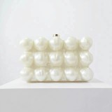 Acrylic Bag New European and American One Shoulder Fashion Design Xiaohongshu Same Style Women's Chain Box Bag Trendy