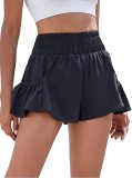 Summer hot selling women's fitness running quick drying women's high waisted shorts with pockets