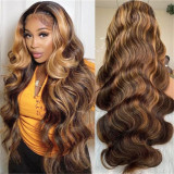Xuchang Wig P4/27 Piano Color 13 * 4 Front Lace Human Wig piano Human hair wigs