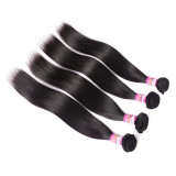 Wig real human hair European and American hair extensions Peruvian Straight Human HairBundles 50g