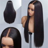 Human wig long headband Straight Lace Frontal  Human Hair Wig4 by 4