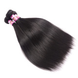 Wig real human hair European and American hair extensions Peruvian Straight Human HairBundles 50g