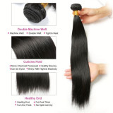 Quanzhen Hair Curtain Cross border Spot in Europe and America Straight bundle Extension human hair