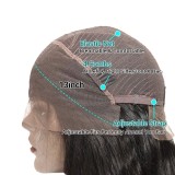 13*4 Bob Lace Frontal Wigs Big Size Lace Large lace splicing wave head genuine