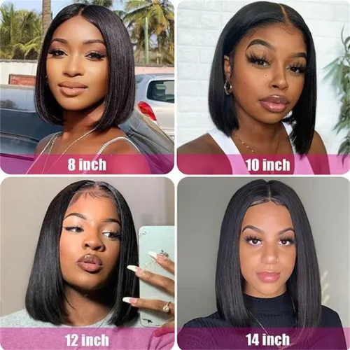 Wear And Go Glueless straight short BOB wig for black women