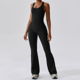Quick drying and tight fitting yoga suit, dance sports and fitness suit, lifting buttocks and tightening abdomen, and micro pulling all in one yoga suit