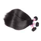 Wig real human hair European and American hair extensions Peruvian Straight Human HairBundles 50g