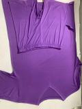 Summer Short sleeved Set Solid Color Mid length Split Short sleeved Shorts Set