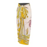 One piece swimsuit cross-border sexy vacation beach suit skirt swimsuit
