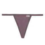 Women's underwear thong low waisted seamless sexy threaded cotton underwear