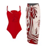 One piece swimsuit cross-border sexy vacation beach suit skirt swimsuit