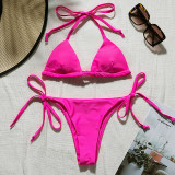 Bikini Swimsuit New Women's Split Solid Color Swimsuit Sexy