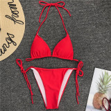 Bikini Swimsuit New Women's Split Solid Color Swimsuit Sexy