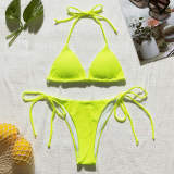 Bikini Swimsuit New Women's Split Solid Color Swimsuit Sexy