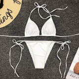 Bikini Swimsuit New Women's Split Solid Color Swimsuit Sexy