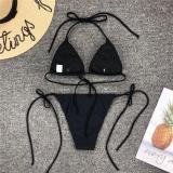 Bikini Swimsuit New Women's Split Solid Color Swimsuit Sexy