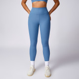 Hip lifting yoga pants, threaded sports pants, Pilates running quick drying fitness pants
