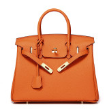 Single Shoulder Cowhide Mini Platinum Bag Fashion Women's Bag Handbag