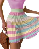 New floral print camisole and pleated skirt set