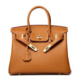 Single Shoulder Cowhide Mini Platinum Bag Fashion Women's Bag Handbag