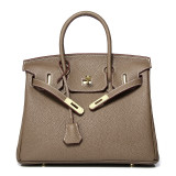 Single Shoulder Cowhide Mini Platinum Bag Fashion Women's Bag Handbag