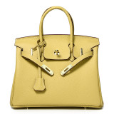 Single Shoulder Cowhide Mini Platinum Bag Fashion Women's Bag Handbag