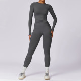 Quick drying and tight fitting yoga set, wearing casual running, fitness and sports set for women