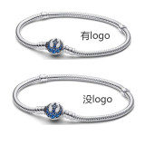 Copper plated silver rights game new basic versatile snake bone chain DIY snake bone bracelet