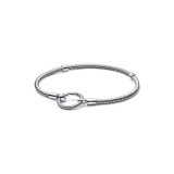 Encapsulated Classic Bracelet O-shaped Chain Buckle Snake Bone Bracelet T-shaped Buckle Two tone TO Bracelet