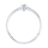 White copper heart-shaped basic chain Mickey inlaid diamond Minnie leather rope bracelet bracelet bracelet