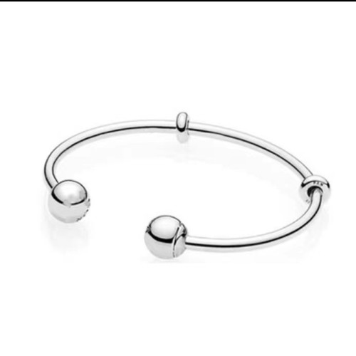 Fixed bead open style silver bracelet DIY jewelry fashionable Mickey silver bracelet bracelet