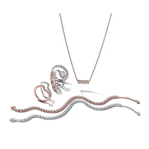 White Copper Bracelet Silver Beaded Silver Beads DIY Jewelry Star Tennis Pulling Bracelet
