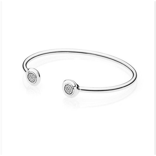 Copper Bracelet Bracelet Open Silver Plated Logo Letter Bracelet DIY Fashion Classic Personalized Simplicity
