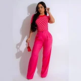 Spring Summer New O Neck Tee Tops Casual Short Sleeve Heart Print Knitted Sexy T-Shirt Clothing